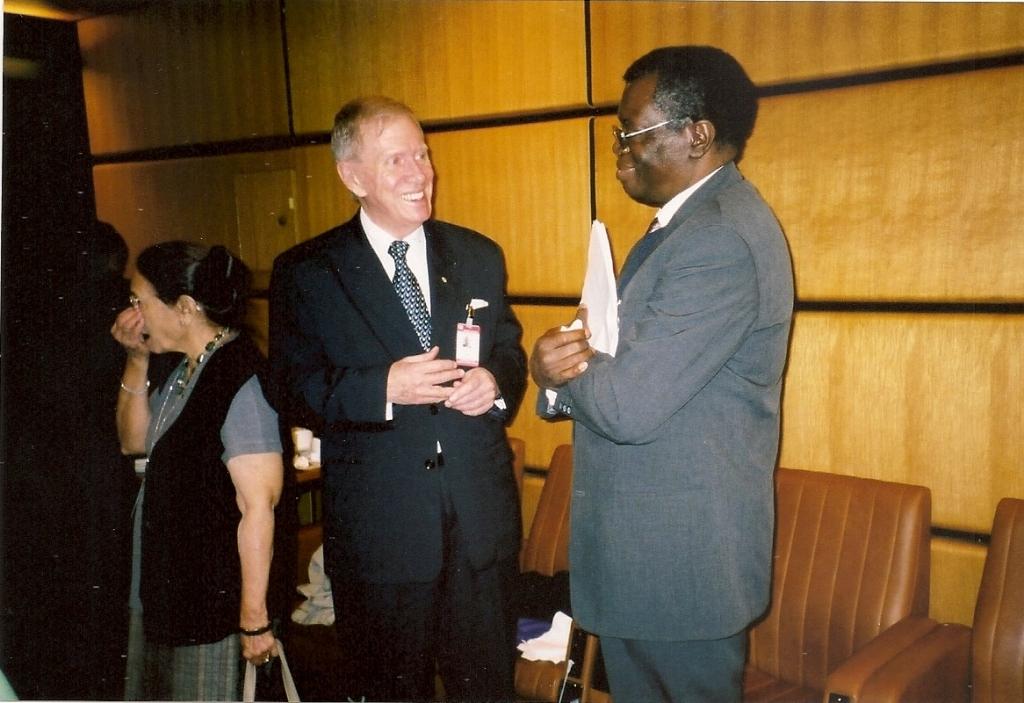 Fourth Meeting, Vienna 2005: From left: Justice Michael Kirby and Chief Justice Pius Langa
